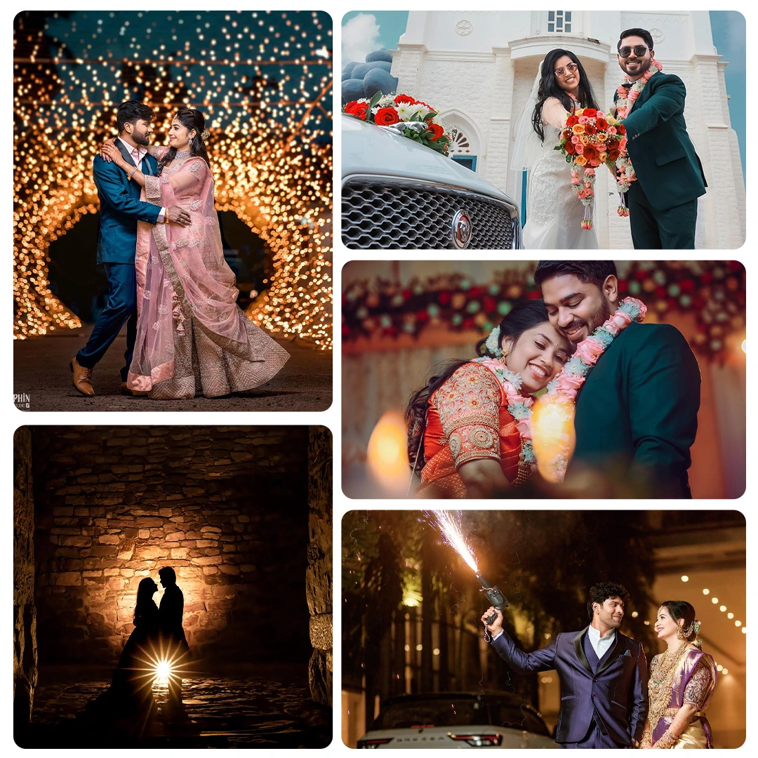 Modern wedding photography